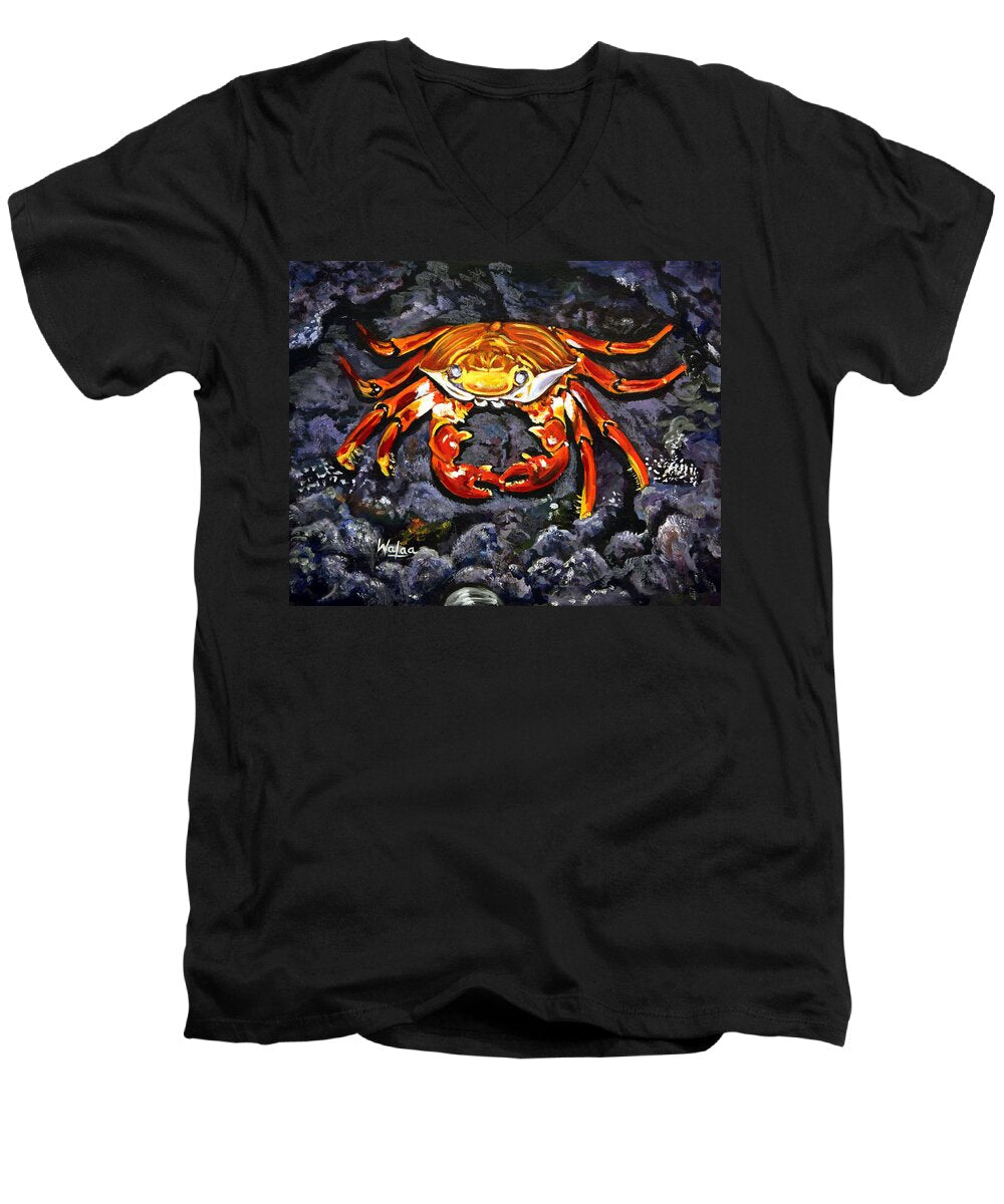 Crab's Bold Hold - Men's V-Neck T-Shirt