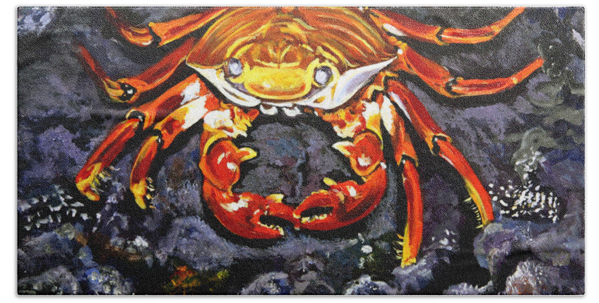 Crab's Bold Hold - Beach Towel