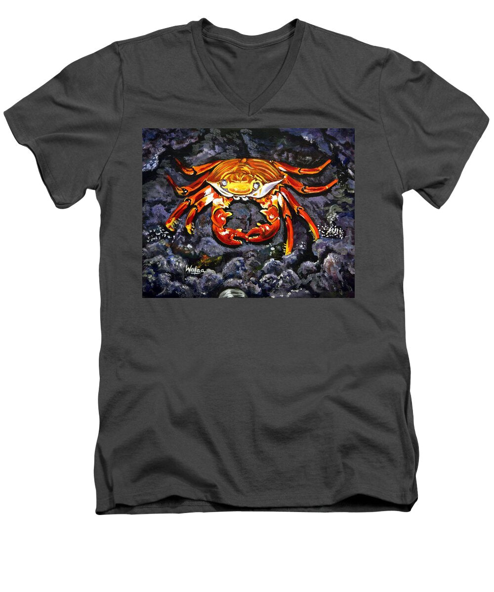 Crab's Bold Hold - Men's V-Neck T-Shirt