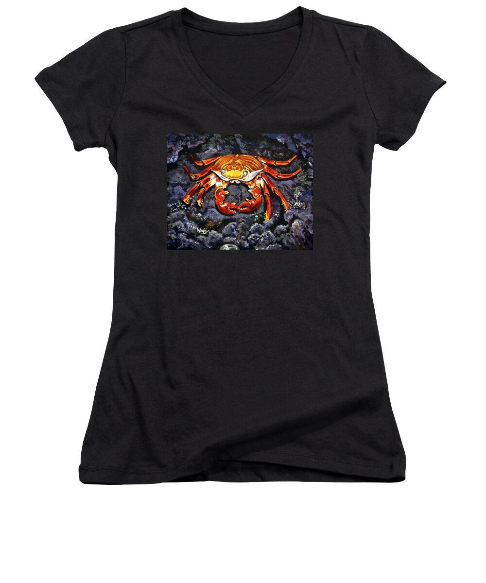 Crab's Bold Hold - Women's V-Neck