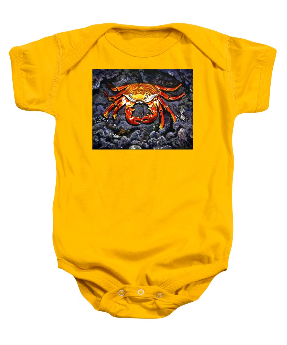 Crab's Bold Hold - Baby Onesie