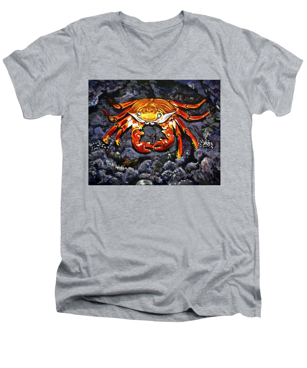 Crab's Bold Hold - Men's V-Neck T-Shirt