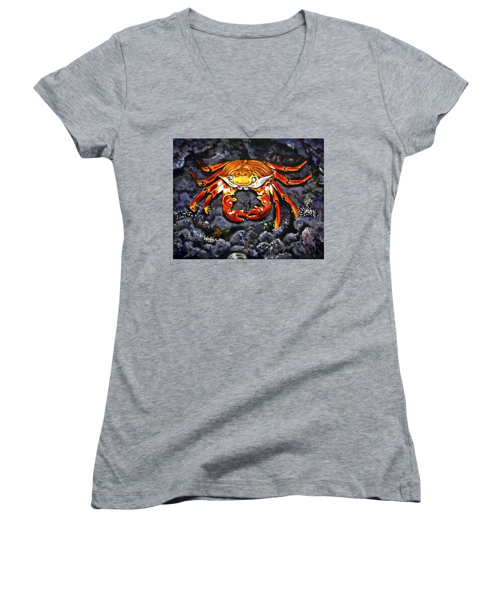 Crab's Bold Hold - Women's V-Neck