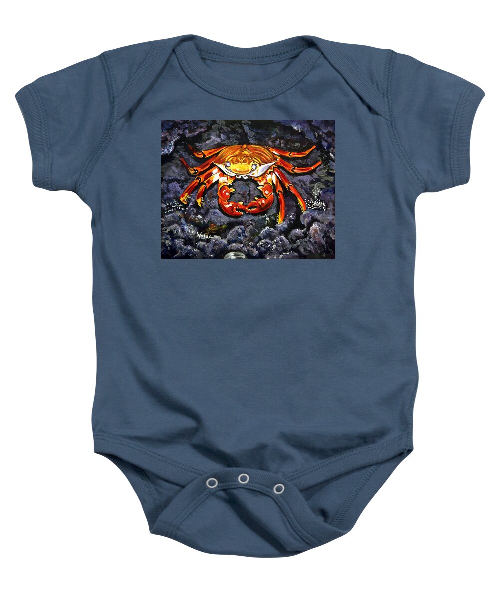 Crab's Bold Hold - Baby Onesie