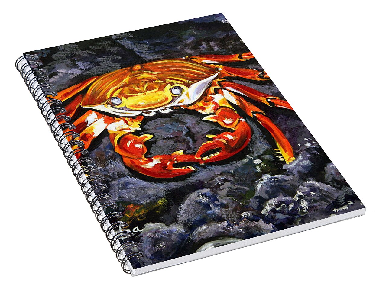 Crab's Bold Hold - Spiral Notebook