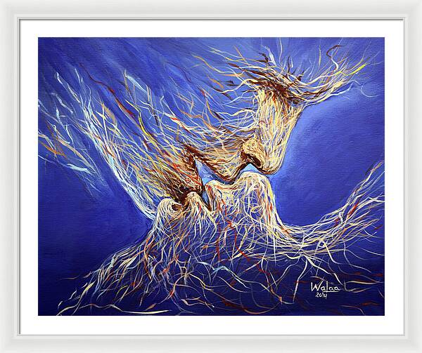 Embrace of Souls - Framed Print