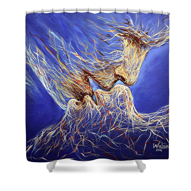 Embrace of Souls - Shower Curtain