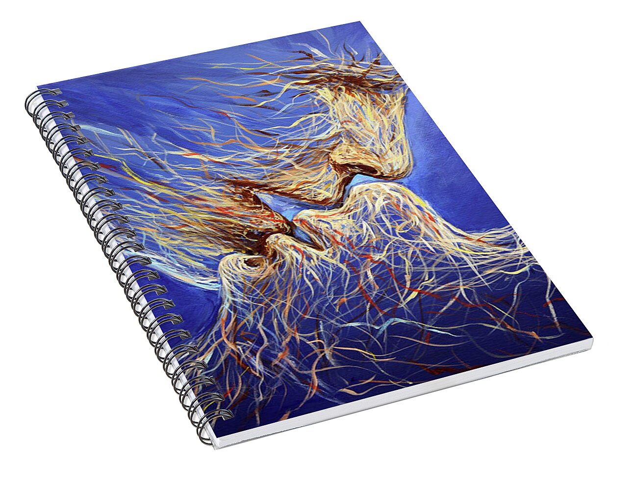 Embrace of Souls - Spiral Notebook