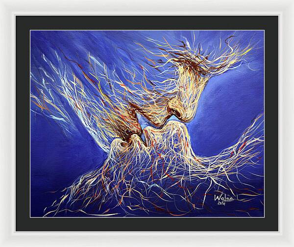 Embrace of Souls - Framed Print