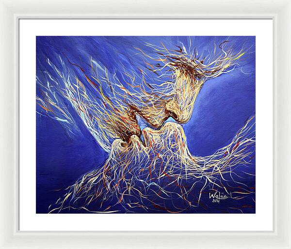 Embrace of Souls - Framed Print