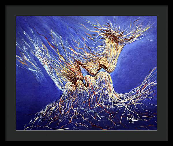 Embrace of Souls - Framed Print