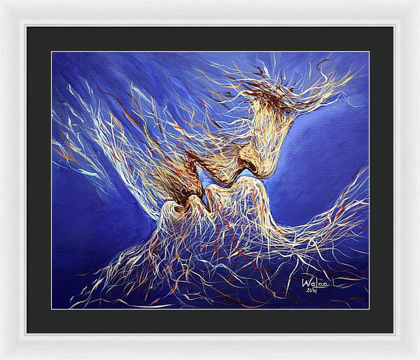 Embrace of Souls - Framed Print