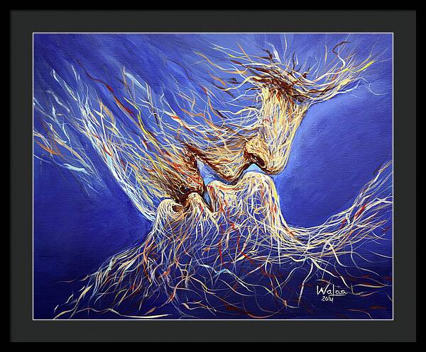 Embrace of Souls - Framed Print