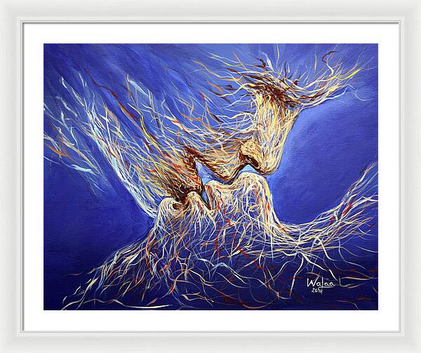 Embrace of Souls - Framed Print