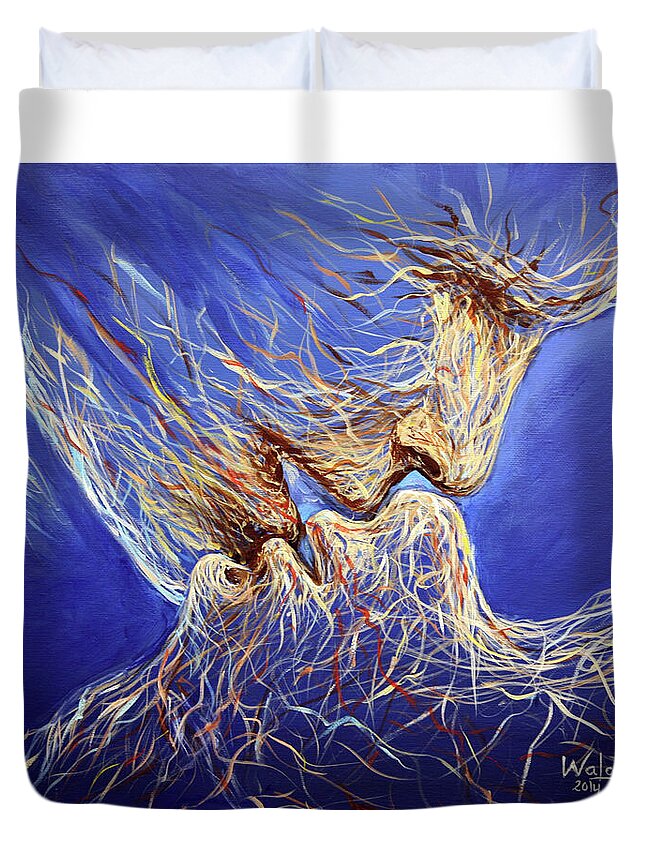 Embrace of Souls - Duvet Cover