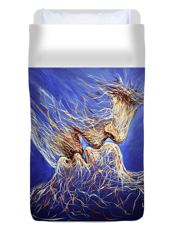 Embrace of Souls - Duvet Cover