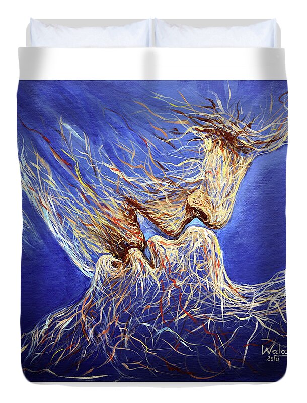 Embrace of Souls - Duvet Cover