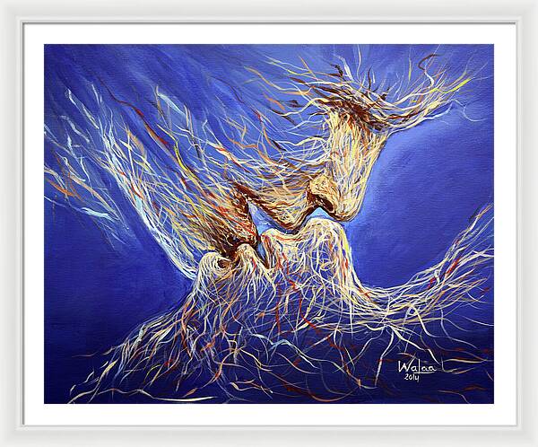 Embrace of Souls - Framed Print