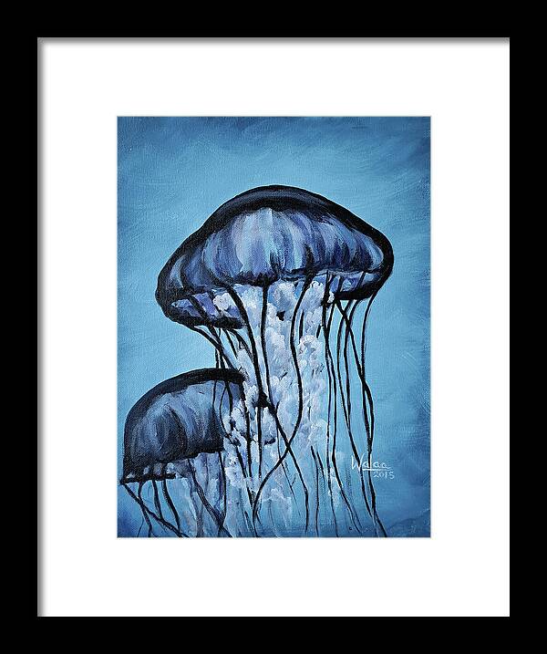 Jellyfish Dancers - Framed Print