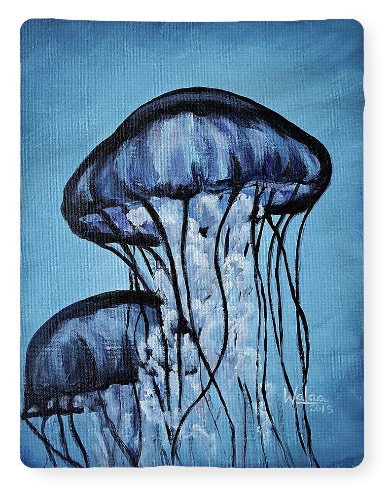 Jellyfish Dancers - Fleece Blanket