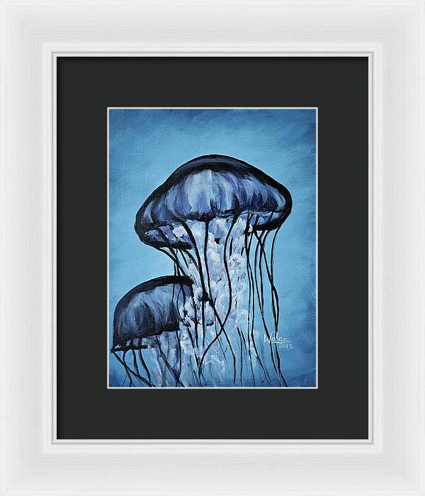 Jellyfish Dancers - Framed Print