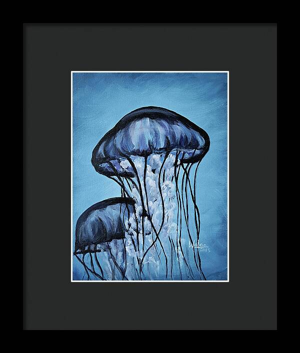 Jellyfish Dancers - Framed Print