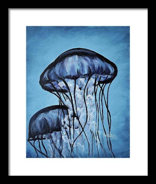 Jellyfish Dancers - Framed Print