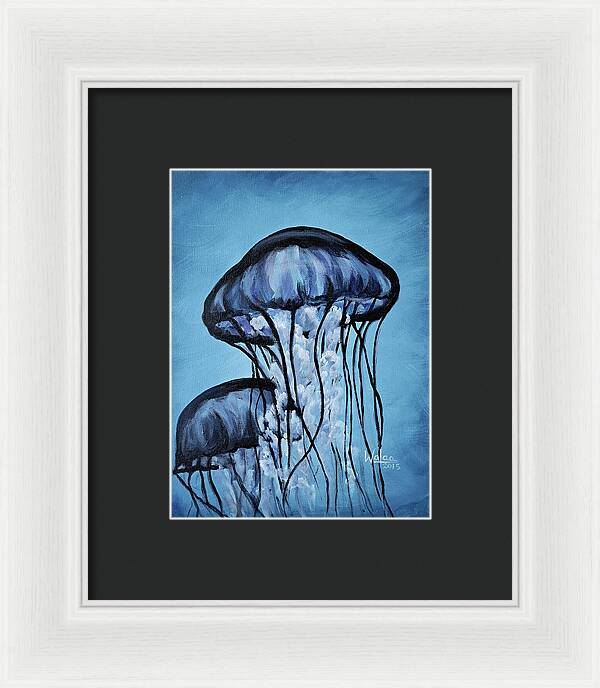 Jellyfish Dancers - Framed Print