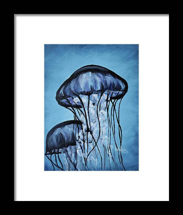 Jellyfish Dancers - Framed Print