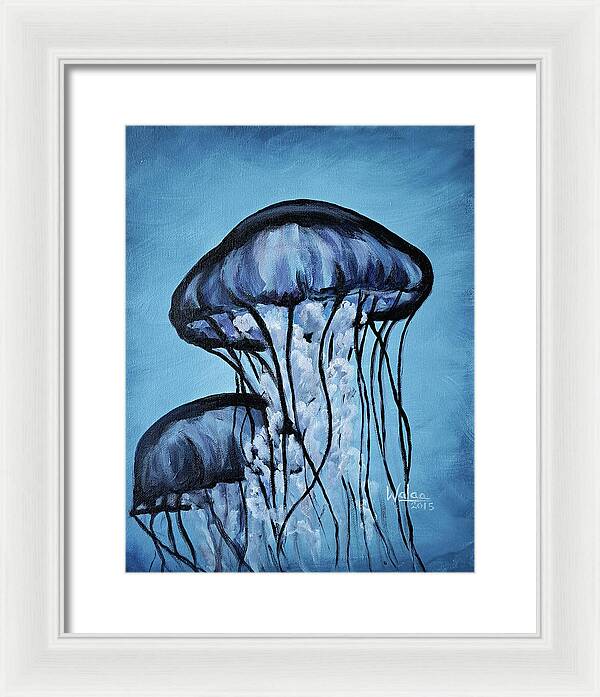 Jellyfish Dancers - Framed Print