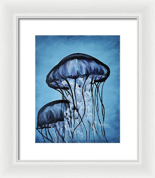 Jellyfish Dancers - Framed Print