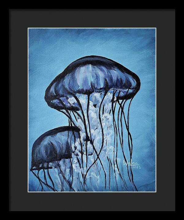 Jellyfish Dancers - Framed Print