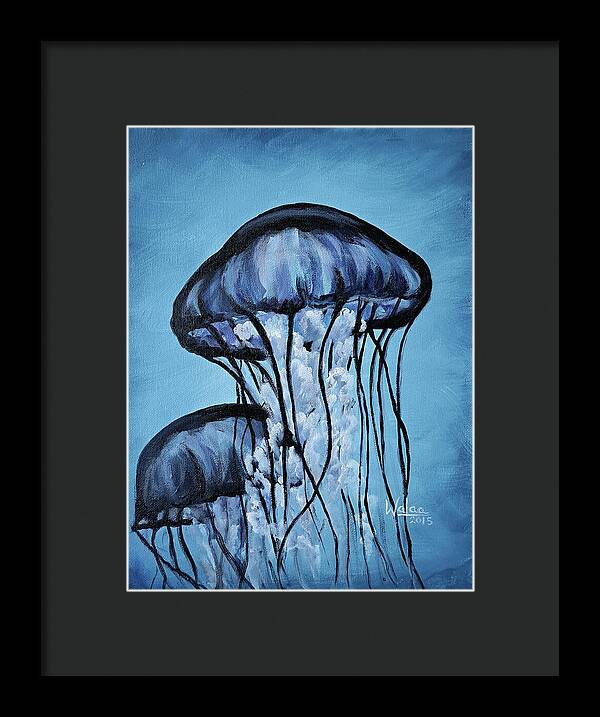 Jellyfish Dancers - Framed Print