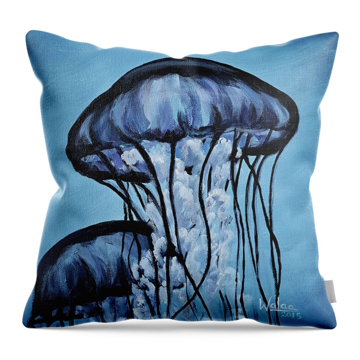 Jellyfish Dancers - Throw Pillow