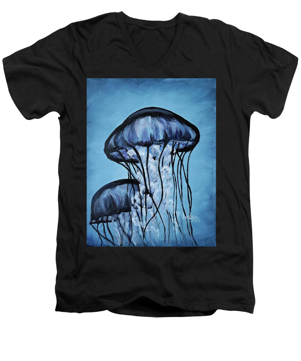 Jellyfish Dancers - Men's V-Neck T-Shirt