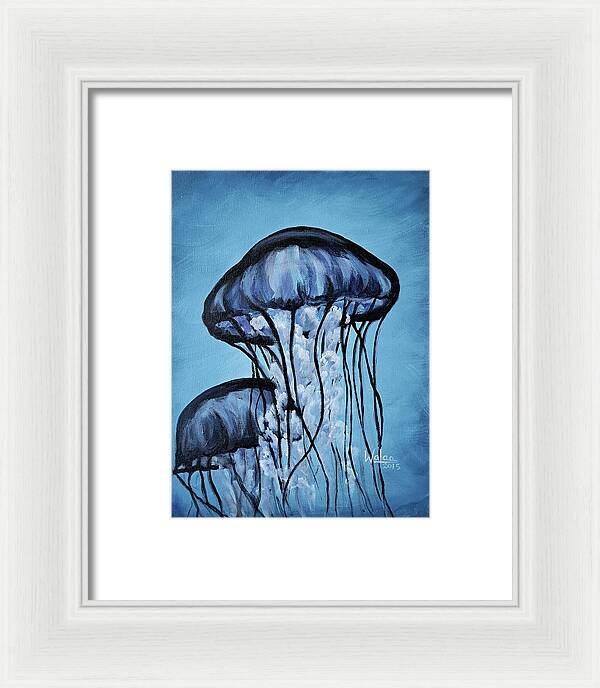 Jellyfish Dancers - Framed Print