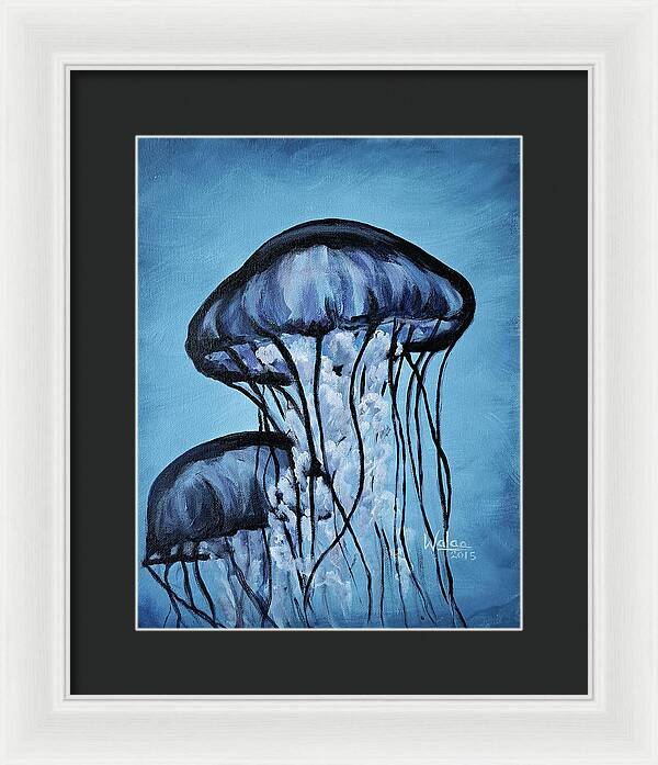 Jellyfish Dancers - Framed Print