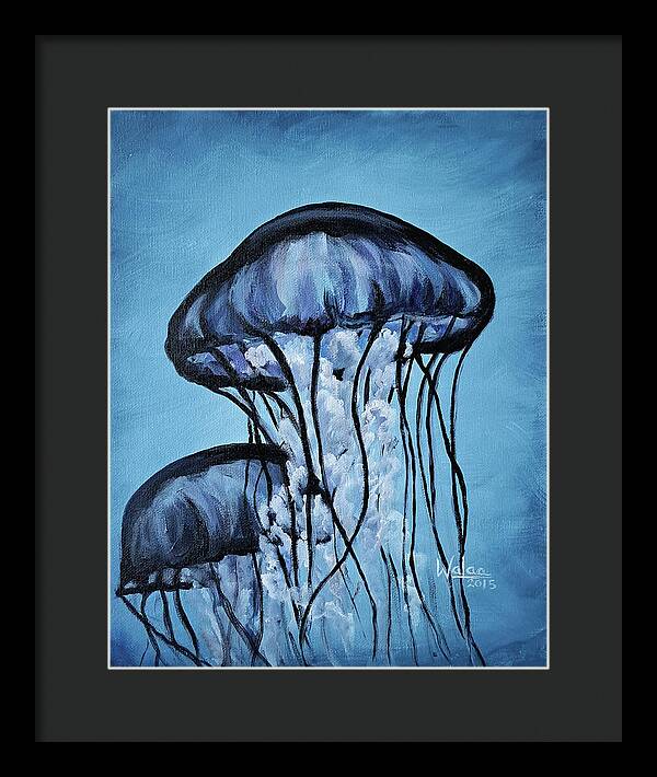 Jellyfish Dancers - Framed Print