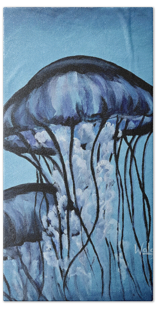 Jellyfish Dancers - Bath Towel