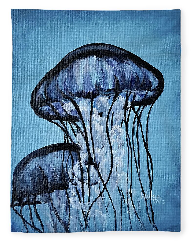 Jellyfish Dancers - Fleece Blanket