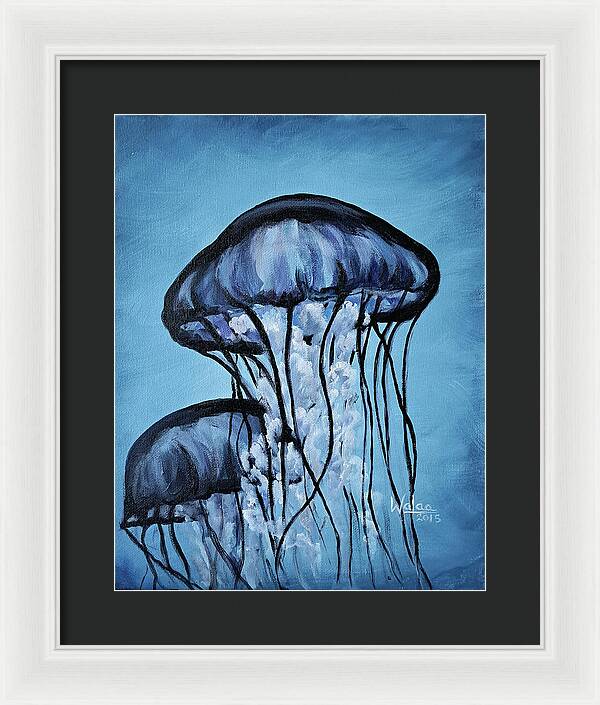 Jellyfish Dancers - Framed Print