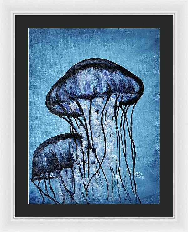 Jellyfish Dancers - Framed Print