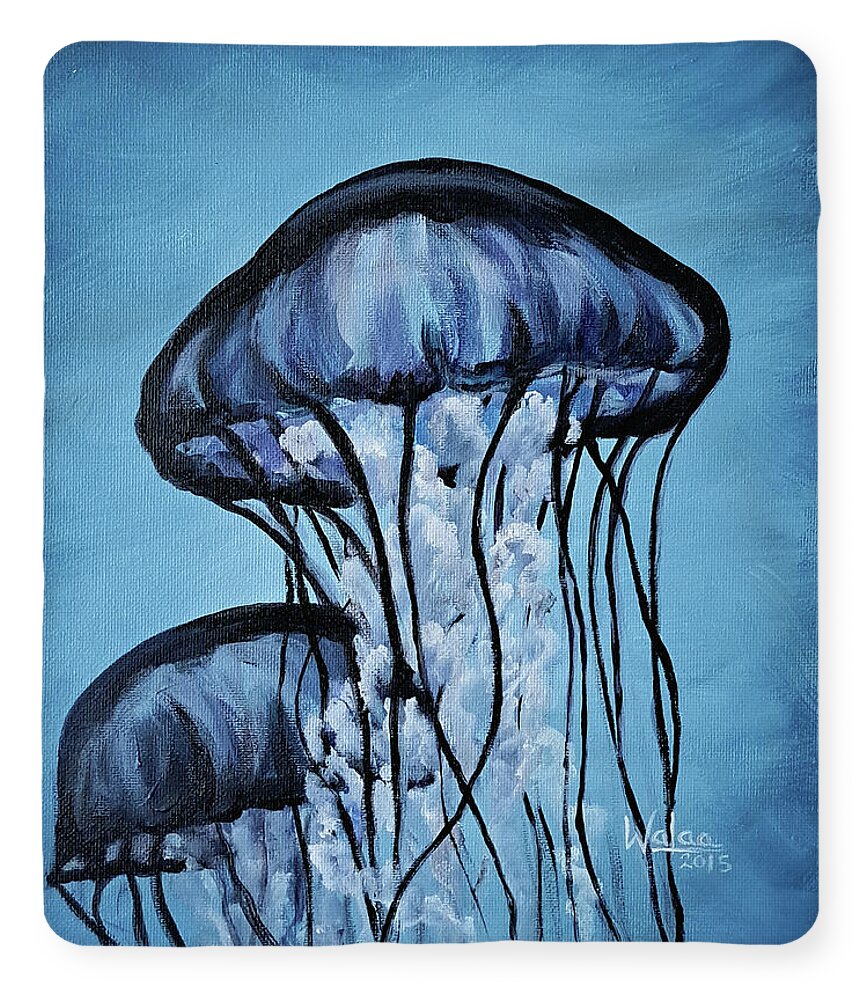 Jellyfish Dancers - Fleece Blanket