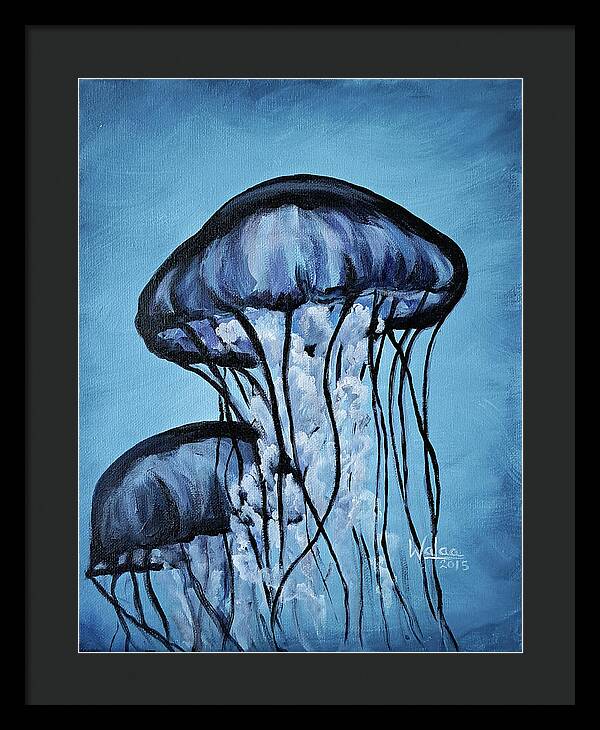 Jellyfish Dancers - Framed Print