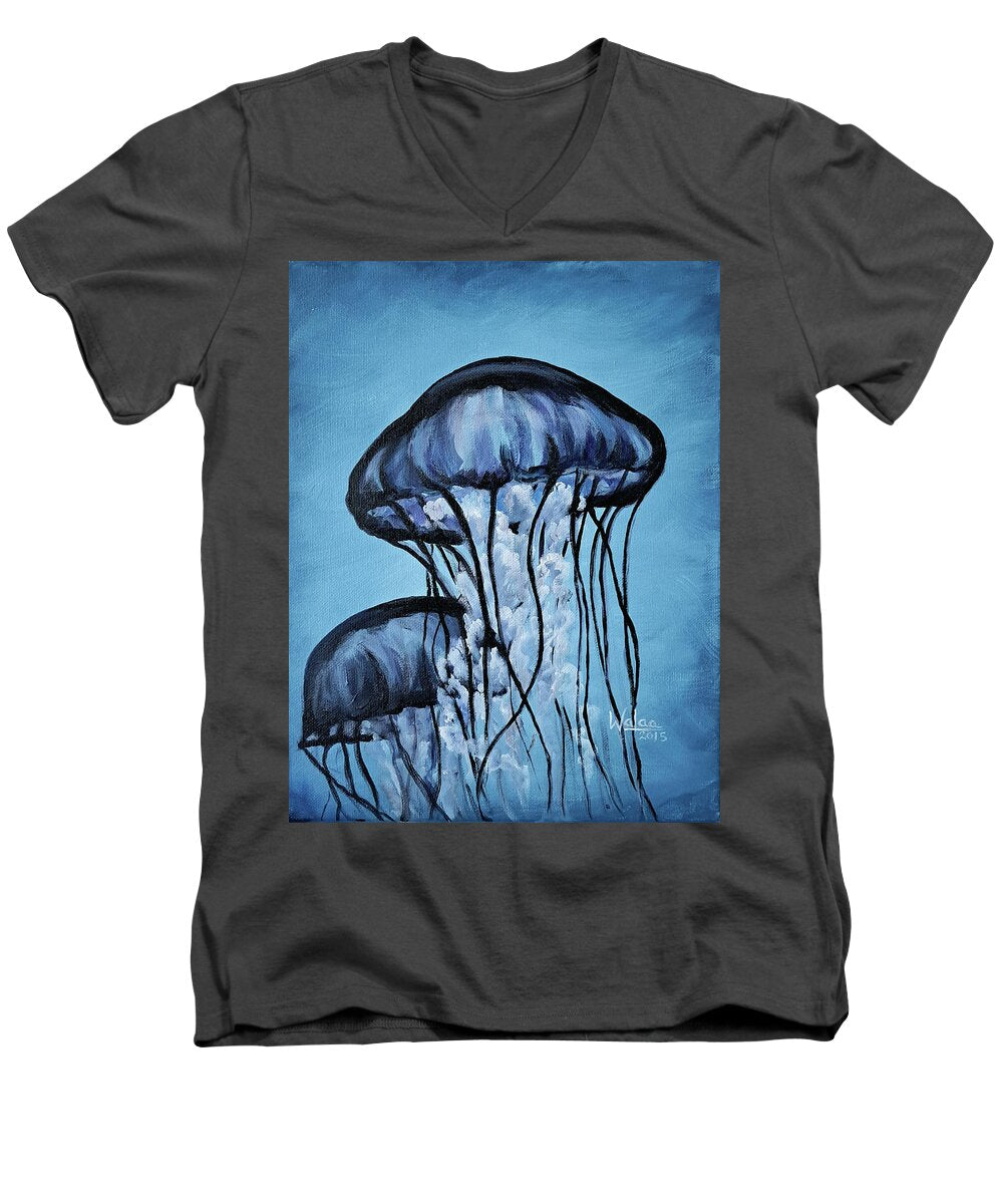 Jellyfish Dancers - Men's V-Neck T-Shirt