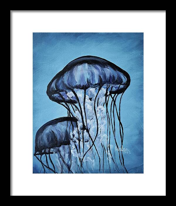 Jellyfish Dancers - Framed Print