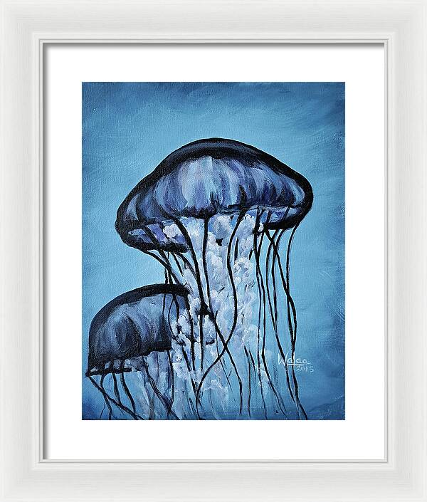 Jellyfish Dancers - Framed Print