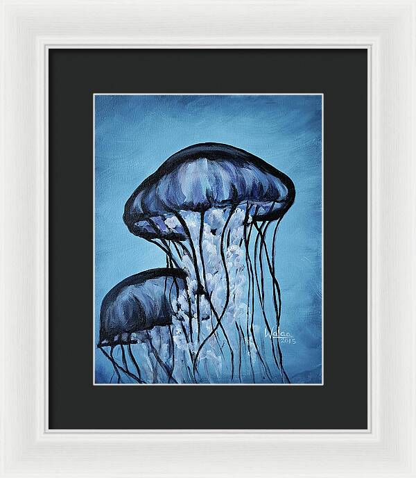 Jellyfish Dancers - Framed Print