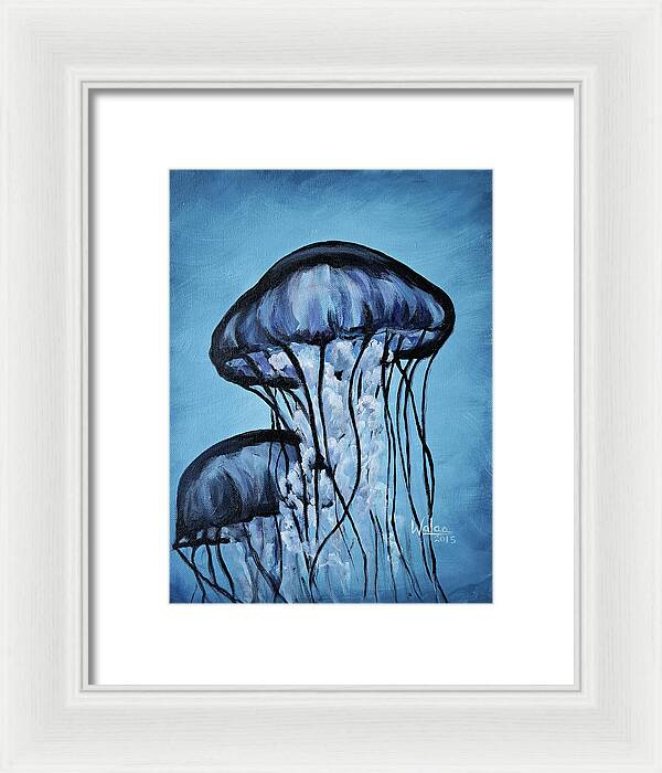 Jellyfish Dancers - Framed Print