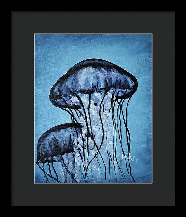 Jellyfish Dancers - Framed Print